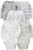 Simple Joys by Carters Baby 5Pack Neutral LongSleeve Bodysuit GrayWhite 36 Months