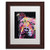 Thoughtful Pit Bull by Dean Russo White Matte Wood Frame 11x14Inch