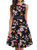OWIN Womens Vintage Floral Lace Flared ALine Swing Casual Party Cocktail Dresses Sleeveless