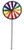 In the Breeze 2890 Rainbow Sparkle Single Wheel Wind Spinner-Garden Decoration, 8"