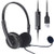 WANCHIY Computer Headset Telephone Headset Computer Headset with Microphone USB Interface Headset Headset with Microphone and Mute Function Wired Headset for PCLaptopTablet
