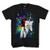 Marvel Deadpool Space Trip Unicorn Kitty Adult TShirt Medium Black
