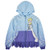 Disney Girls Big Elsa Frozen Dress Costume Jacket Light BluePurple Medium 78