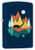 Zippo Geometric Bear and Mountains Design Pocket Lighter Navy Matte One Size