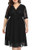 Pinup Fashion Plus Size Dresses for Women Wrap Dress Floral Lace V Neck Midi Dress Cocktail Party Wedding Swing Dress with Belt