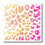 3dRose ht308533 Gold and Pink Leopard Print Animal Print FashionIron on Heat Transfer for White Material 10 by 10Inch