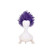 SKYBEAUTY Anime My Hero Academia Short Blue Cosplay Wig Halloween Christmas Party Cosplay Costume Wigs with Free Wig Cap Shinsou Hitoshi