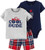 Carters 3 Piece Short Set 18 Months NavyHeather