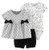 Carters 3Piece Unicorn Little Short Set 12 Months BlackGray
