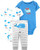 Carters 3Piece Whale Little Character Set 12 Months