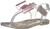 carters Girls Selena TStrap Jelly Sandal Clear 4 M US Toddler