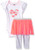 Limited Too Baby Girls 2 Piece Bodysuits and Tutu Legging Set Pants Bow Heart Multi Color 18M