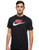 Nike Sportswear Mens TShirt Crew Neck Shirts for Men with Swoosh BlackUniversity RedWhite XL