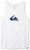 Quiksilver Mens COMP Logo TEE White S