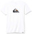 Quiksilver Mens COMP Logo TEE White L