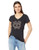 OTS NHL Chicago Blackhawks Womens Rival VNeck Tee Logo Large