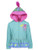 DreamWorks Poppy Trolls Toddler Girls Fleece ZipUp Hoodie 3T Light Blue