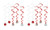 Beistle 52121, 10 Piece Rose Whirls, 3'
