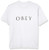 Obey Mens SS Sustainable Novel 2 TEE White Large