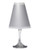 di Potter WS185 Vienna Solid Paper Wine Glass Shade, Silver Glitter (Pack of 48)