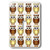 3dRose lsp285311 Cute Brown Owl Print Toggle Switch MultiColor
