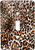 3dRose lsp597751 Orange Cheetah Print Single Toggle Switch