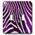 3dRose LLC lsp203432 Zebra Animal Print Double Toggle Switch Purple