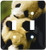 3dRose lsp701882Giant Panda Bears Wolong Conservation China Double Toggle Switch