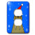 3dRose lsp62996Cute Walrus Santa Hat and Snowflakes 2 Plug Outlet Cover Multicolor