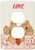 3dRose lsp373196 Adorable Teddy Bear On I Luv U Blocks 2 Plug Outlet Cover