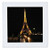 3dRose qs31621 Eiffel Tower Quilt Square 10 by 10Inch