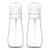 Spray Bottles Fine Mist Spray Bottle Empty Clear Spray Bottle Refillable Containers with Air Press Pump Travel Size Bottle for Liquid Cosmetic Water Perfume 2 Pack 34oz100ml