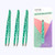 Saana Priti Slant Tweezers for Women Stainless Steel Professional Hair Removal Tweezers Slant Tip Precision for Eyebrows 3 Pack