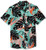 Volcom Mens MENTAWAIS Short Sleeve Button Down Shirt Mysto Green Medium