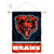 Chicago Bears Bear Head Banner Window Wall Hanging Flag with Suction Cup