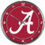 Alabama Crimson Tide Round 12 inch Wall Clock Chrome Plated