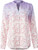 Calvin Klein Womens Printed Crew Roll Sleeve OpalWhite 1 Medium