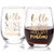 Hello Wine Goodbye Problems Stemless Wine Glass 16 oz 2 Pack