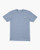 RVCA Men Transmission Short Sleeve Tee Blue XLarge