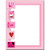 Love Stamps Letterhead Laser  Inkjet Printer Paper 25 Sheets