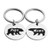 Meibai Mama Bear and Papa Bear Matching Keychains for Couples Mom  Dad Husband and Wife Mama Bear  Papa Bear