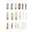 22PCS Pearls and Acrylic Resin Hair Clips SetFashion Hair Barrettes Korean Style Pearls Barrettes Sweet Artificial Macaron Acrylic Resin Hair Hairpins