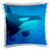 3dRose pc_182103_1 Orca Killer Whale Underwater Blue - pillow Case, 16 by 16"