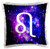 3dRose pc_202160_1 Leo Star Sign on Purple Space Background Lion Zodiac Horoscope Symbol - pillow Case, 16 by 16"