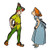 Disney Peter Pan  Wendy 2 Pin Set