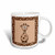 3dRose Giraffe with Giraffe Print Ceramic Mug 15Ounce