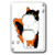 3dRose lsp61106Calico LongHairedPersian Cat White PawPrint 2 Plug Outlet Cover Multicolor