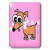 3dRose lsp61341 Chihuahua and Paw prints Single Toggle Switch Multicolor