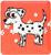 3dRose lsp61352Dalmatian And Paw Prints Double Toggle Switch Multicolor