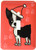 3dRose Lsp120871 Cute Boston Terrier Red with Santa Hat Single Toggle Switch